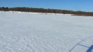 аэролодка  из пнд по снегу