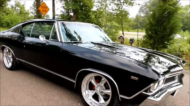 1968 Chevy Chevelle Black Big Block 4 Speed смотреть онлайн