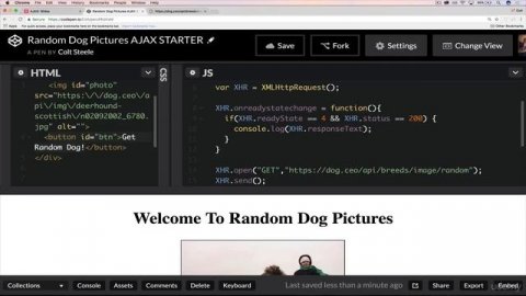 075 AJAX Workflow Building The Random Image App