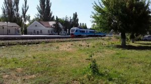 Два ракурса! РА-3 сообщением Феодосия-Симферополь. Ст. "Нижнегорская" Крым.