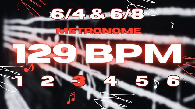 129 BPM - 6/4 & 6/8 Metronome смотреть онлайн