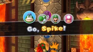 Mario Party 10 Bowser Party #671 Spike, Yoshi, Luigi, Toadette Chaos Castle Master Difficulty
