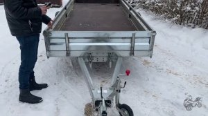 Обзор прицепа avtos 4x1.5 Часть 1
