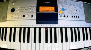 YAMAHA PSR e323 (first 3 demo songs)