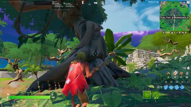 Fortnite, j'ai rencontré Predator à Stealthy Stronghold et il m'a tué 😭 смотреть онлайн