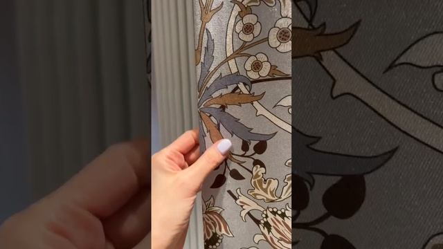 Шторы из хлопка с цветочным рисунком