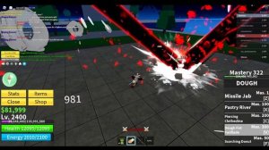 обзор фрукта Тесто в blox fruit. Dough Mochi | Blox Fruit Roblox