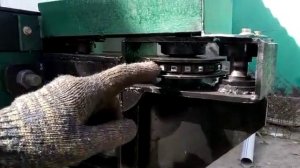 Прокатка узора на профильной трубе