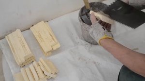 Облицовка гипсовым камнем