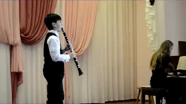 DAVID Shinkarenko-юный кларнетист.avi
