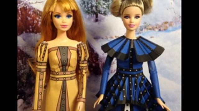 Как  СДЕЛАТЬ ПЛАТЬЕ из бумаги! How to MAKE a DRESS out of paper!