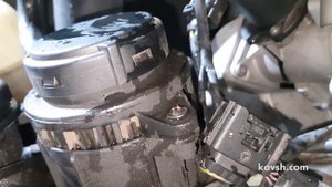 Проверка на герметичность картерного пространства VW Crafter 2.5TDI, BJL