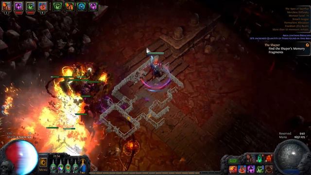 Aggressive golems (Primordial Might jewel) - Path of Exile смотреть онлайн