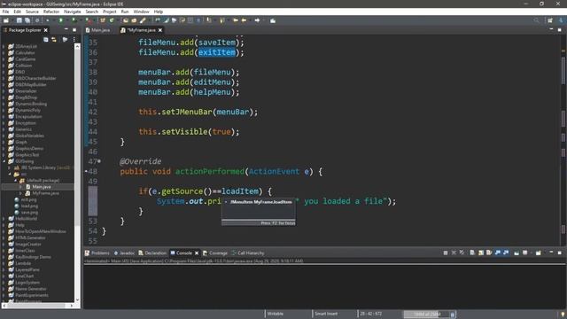 Java menubar ?️ смотреть онлайн
