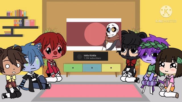 Childhood fandoms react to sans au memes // original idea // Astxrism :3 смотреть онлайн