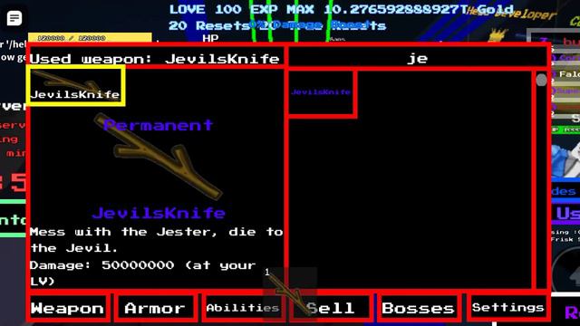 jevilknife showcase (undertale last reset) (Roblox) смотреть онлайн