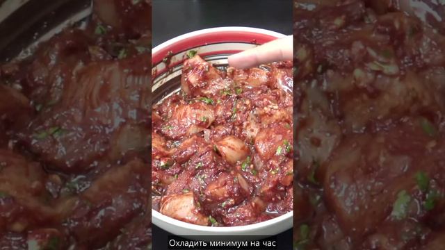 Шашлык из курицы на мангале рецепт