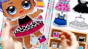 Альбом на липучках! Куклы Лол