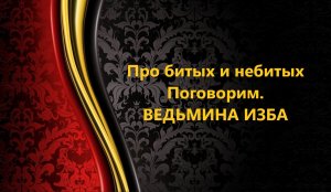 ПРО БИТЫХ И НЕБИТЫХ..ПОГОВОРИМ..АВТОР: ИНГА ХОСРОЕВА