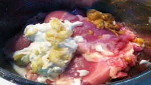 Куриная мякоть с соусе барбекю, запеченная в духовке
