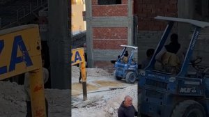 запуск автобетононасоса