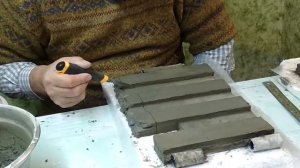 Заборчик из Цемента и пластиковых ящиков своими руками.