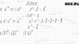 № 255 - Алгебра 8 класс Мерзляк