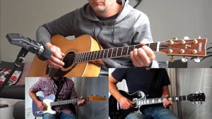 "Slide away" - Oasis guitar cover, Yamaha LL11