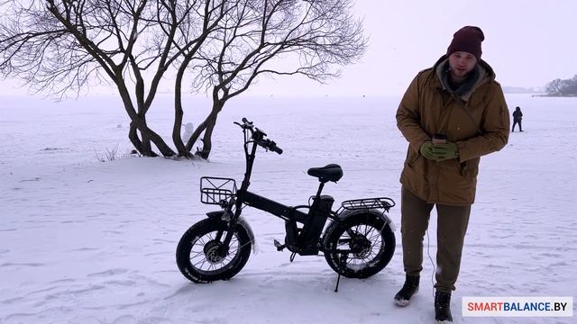 Тест электровелосипеда ❄️️зимой - электрофэтбайк Syccyba H1 Dual Pro ☃️