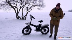 Тест электровелосипеда ❄️️зимой - электрофэтбайк Syccyba H1 Dual Pro ☃️