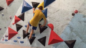 Вадим Тимонов и Ирина Кузьменко на болдере Северной стены