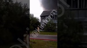 В поселке Солнечный сгорел дом. Сургутский район