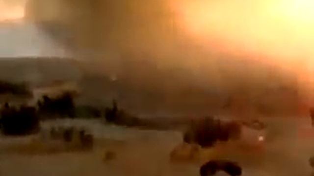 Подение метиорита.реальные съемки