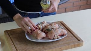 КУРИНЫЕ РУЛЕТИКИ НА ГРИЛЕ (самый вкусный рецепт!)