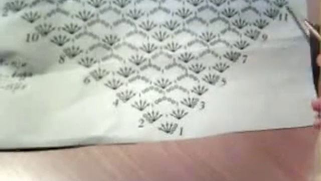 простая шаль "Ромбы" смотреть онлайн