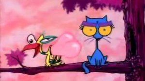 Кошка и птица MTV