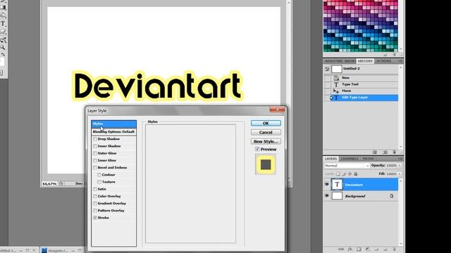 PS CS4 Extended - Styles, Fontes e Efeito смотреть онлайн