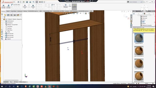 Solidworks Tutorials | Furniture Design In Solidworks | Cabinetary Furniture