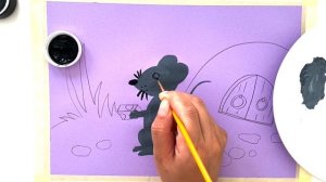 Милая мышка с сыром. Видеоурок Как нарисовать мышку. Уроки рисования для детей.