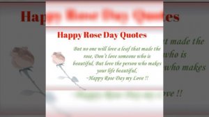 Happy Rose Day?2021