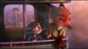 (Зверополис) Ник и Джуди - Ты любишь черное, я белое/Judy and Nick - You love black, I love white.