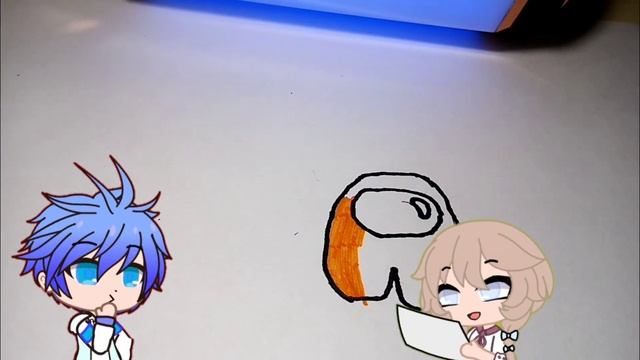 Делаю амонг ас из бумаги и отвечаю на вопросы (Ч. О.) (#5 самоделки) смотреть онлайн