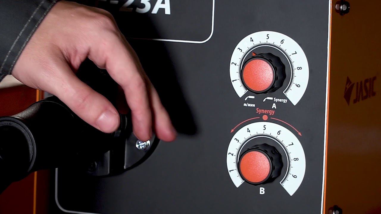 MIG 500 (N388): настройка ручного режима сварки MIG смотреть онлайн