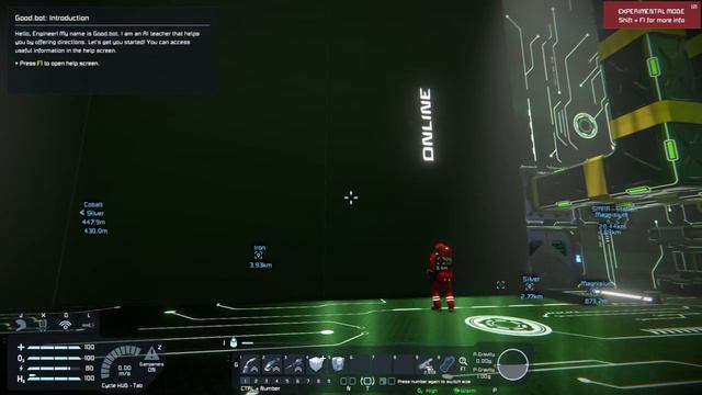 Space Engineers Survival | Episode 9 | Coding Automatic LCD 2 item panels