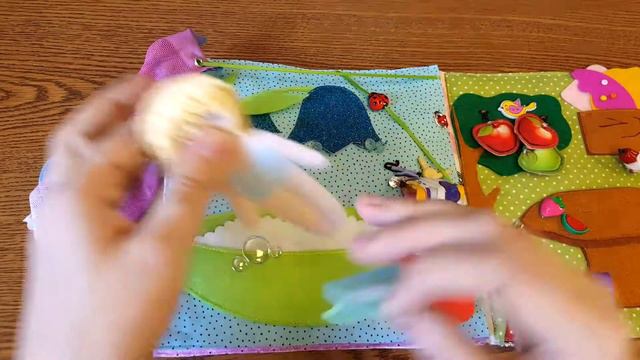 #27. Nicole. Развивающая книжка#мягкая книга#развивашка#quiet book#developing book.