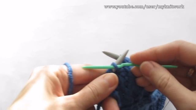 Вязание спицами. Вяжем шапку-ушанку. Часть 2. Knitting. Knit hat with earflaps. Part 2. смотреть онлайн