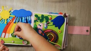 Детская развивающая книжка из фетра (обзор)