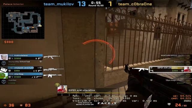 Better than s1mple? AK-47 1tap Flick inhuman reaction - FACEIT CSGO смотреть онлайн