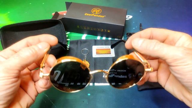 Обзор винтажных солнцезащитных поляризованных очков CoolPandas в стиле стимпанк смотреть онлайн
