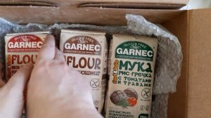 Безглютеновые продукты от "Гарнец", распаковка посылки, обзор.